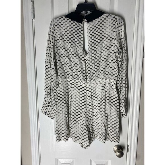 MAJE NWT Istel Bow-Print Jumpsuit - Ecru, Size Maje 40 / US Large, MSRP $375 - Picture 10 of 16